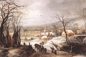 Joos de Momper, 'Winter landscape' (1620), Private collection